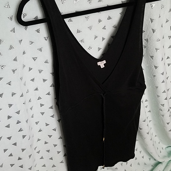 Black J. Crew V-Neck Tank - Picture 1 of 3